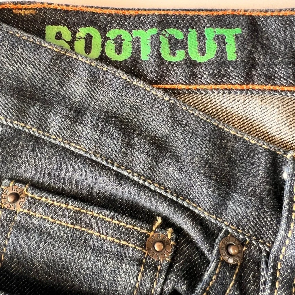 J.Crew Factory Bootcut Jeans Dark Wash Indigo Stretch Denim 29S 97488‎
